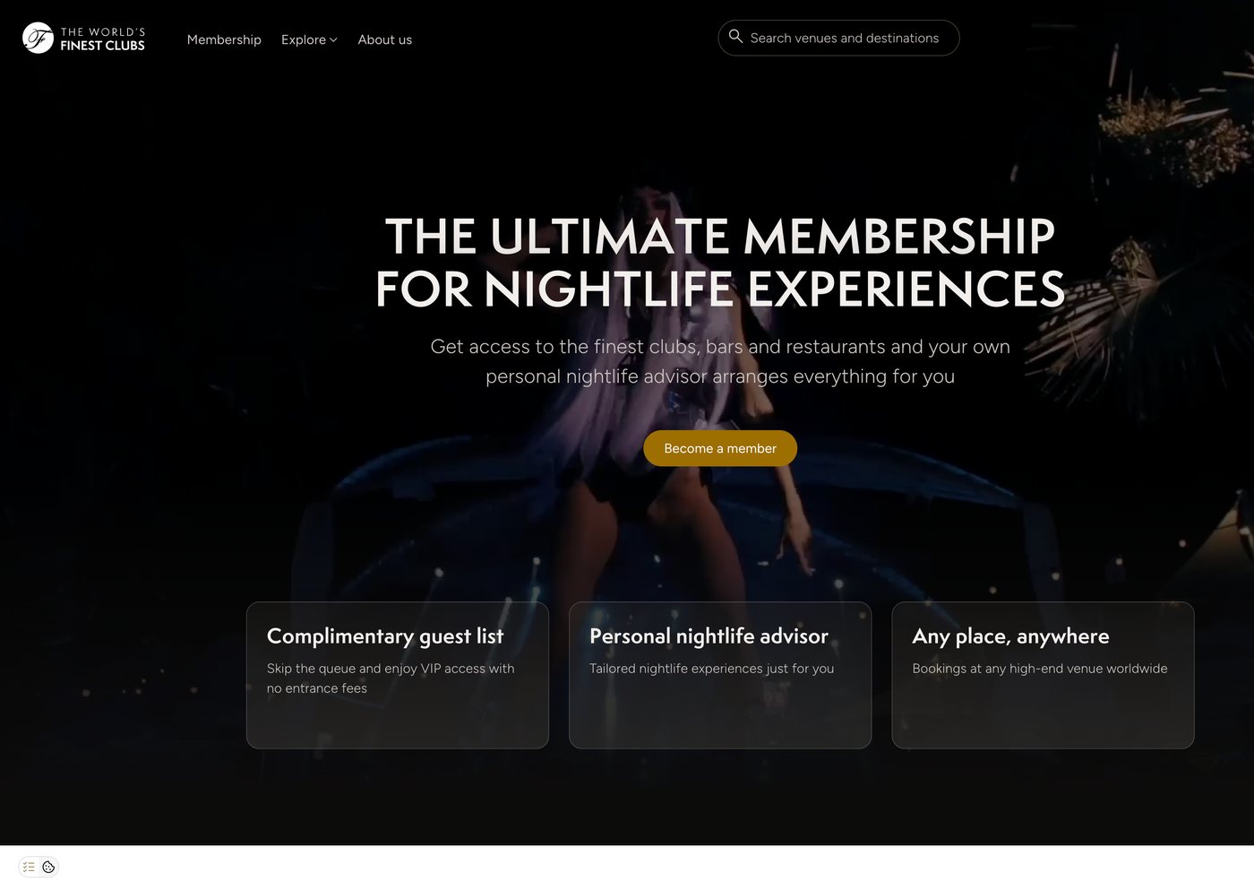 FinestClubs website